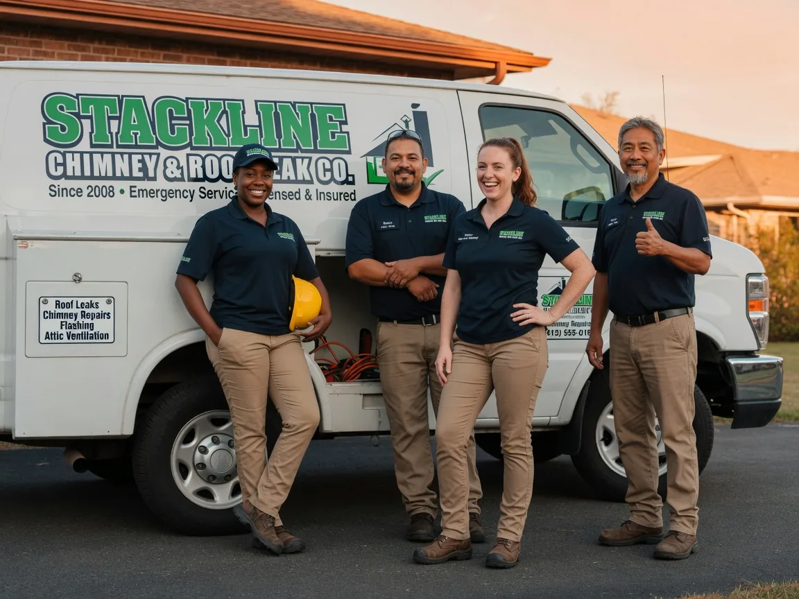 Chimney flashing repair company in Palmyra, ME
